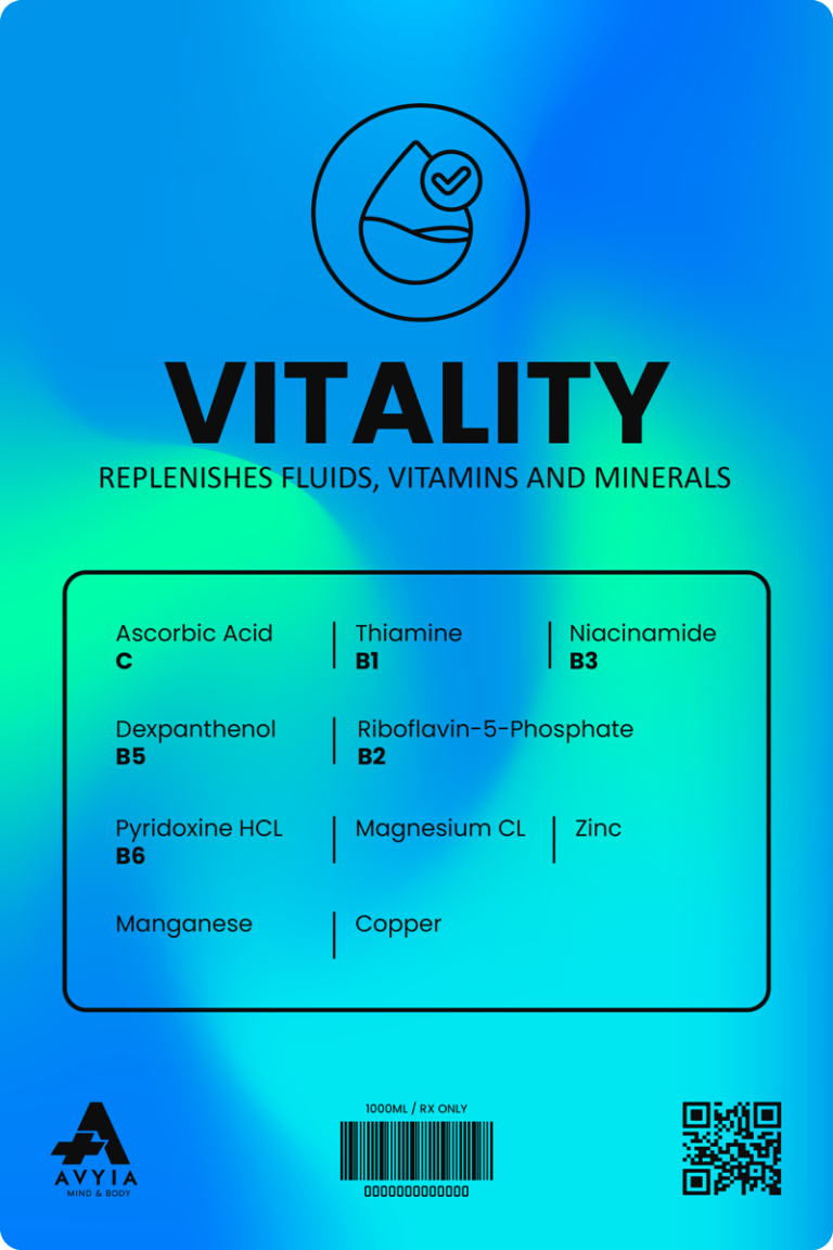 Vitality IV label